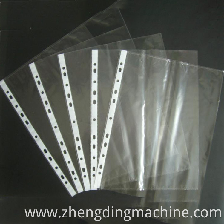 sample of sheet protector making machine